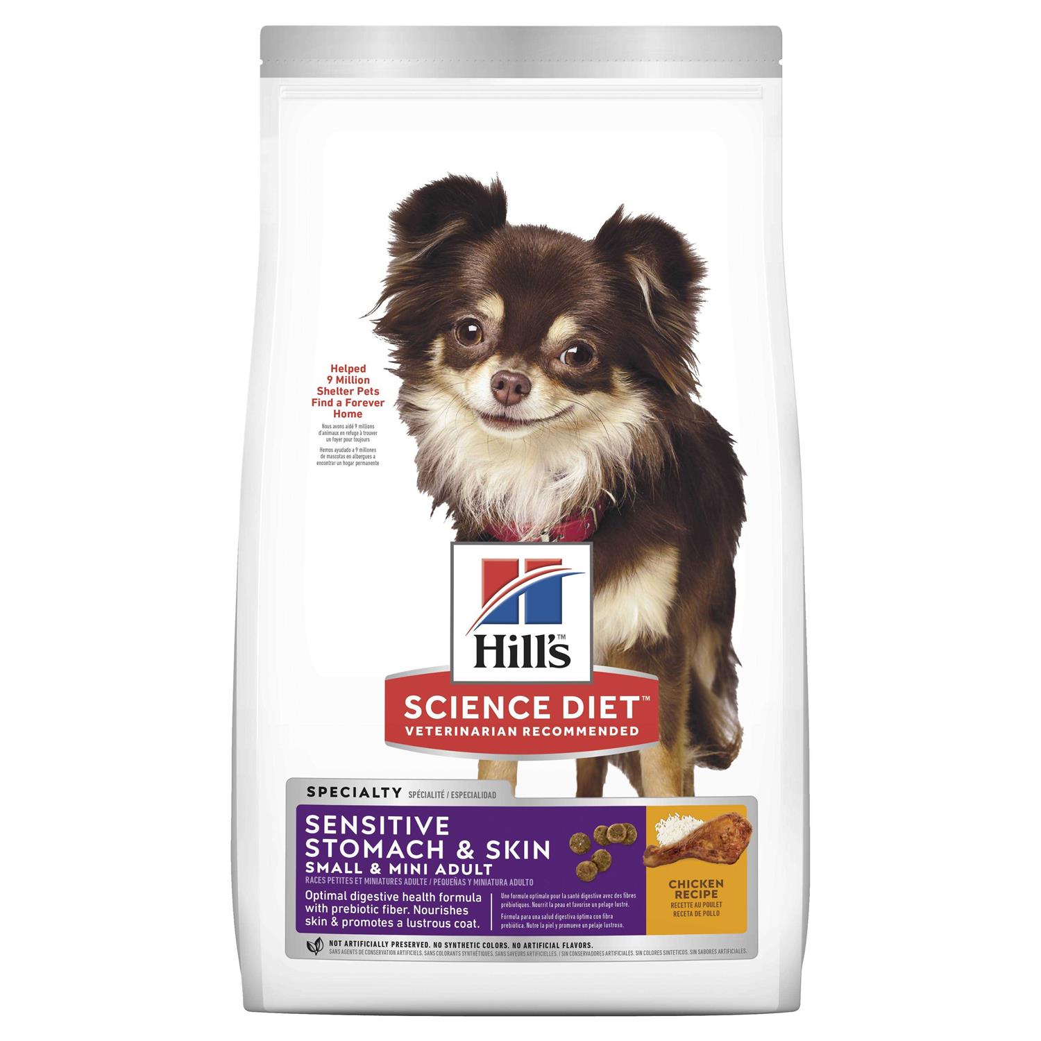 Hill’s Science Diet Adult Sensitive Stomach & Skin Small & Mini Chicken Dry Dog Food - Nail Gallerys