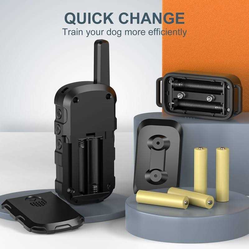 Delupet Dog Training Collar Dog Shock Collar with Remote 1600FT, Waterproof Collar, 3 Training Modes and 4 Channels - Nail Gallerys