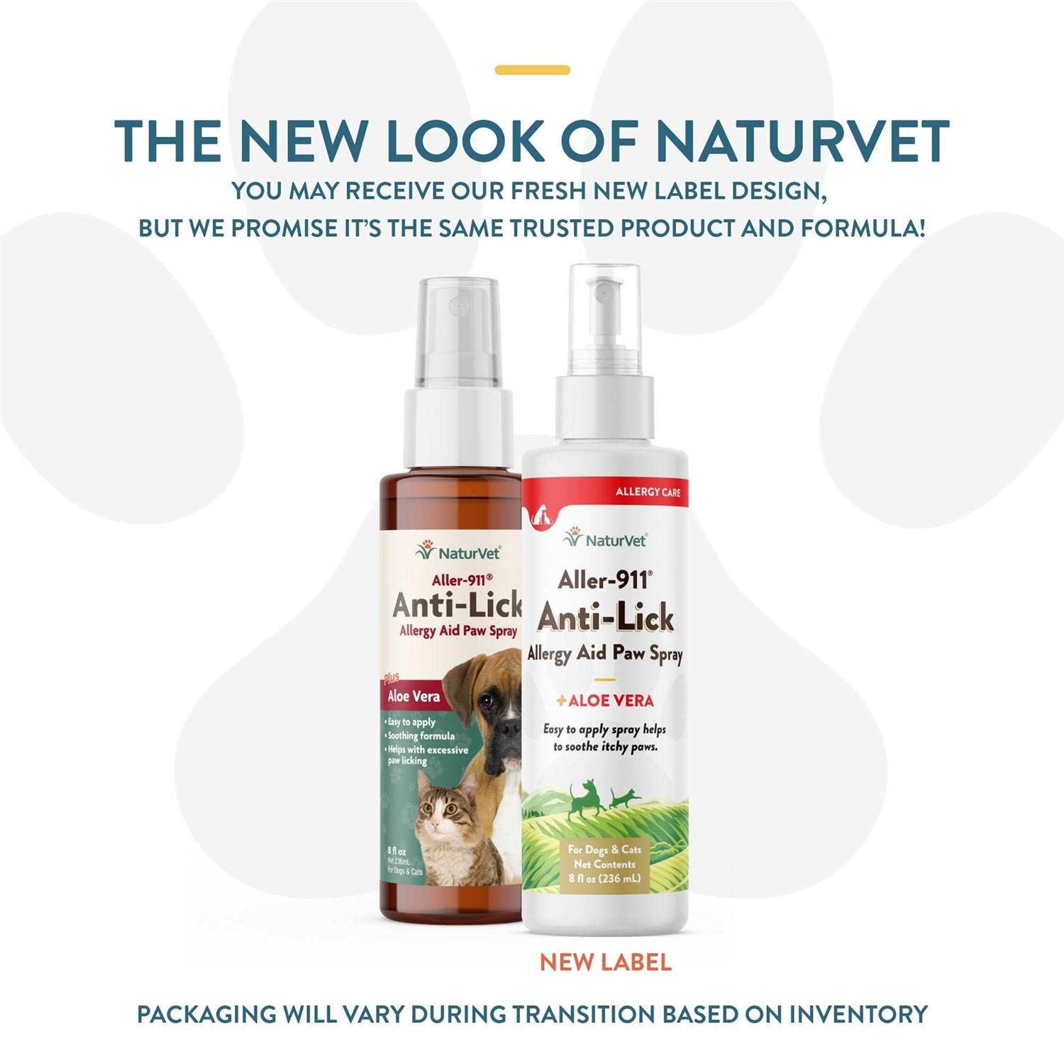 NaturVet Aller-911 Anti-Lick Paw Spray for Dogs & Cats - Nail Gallerys