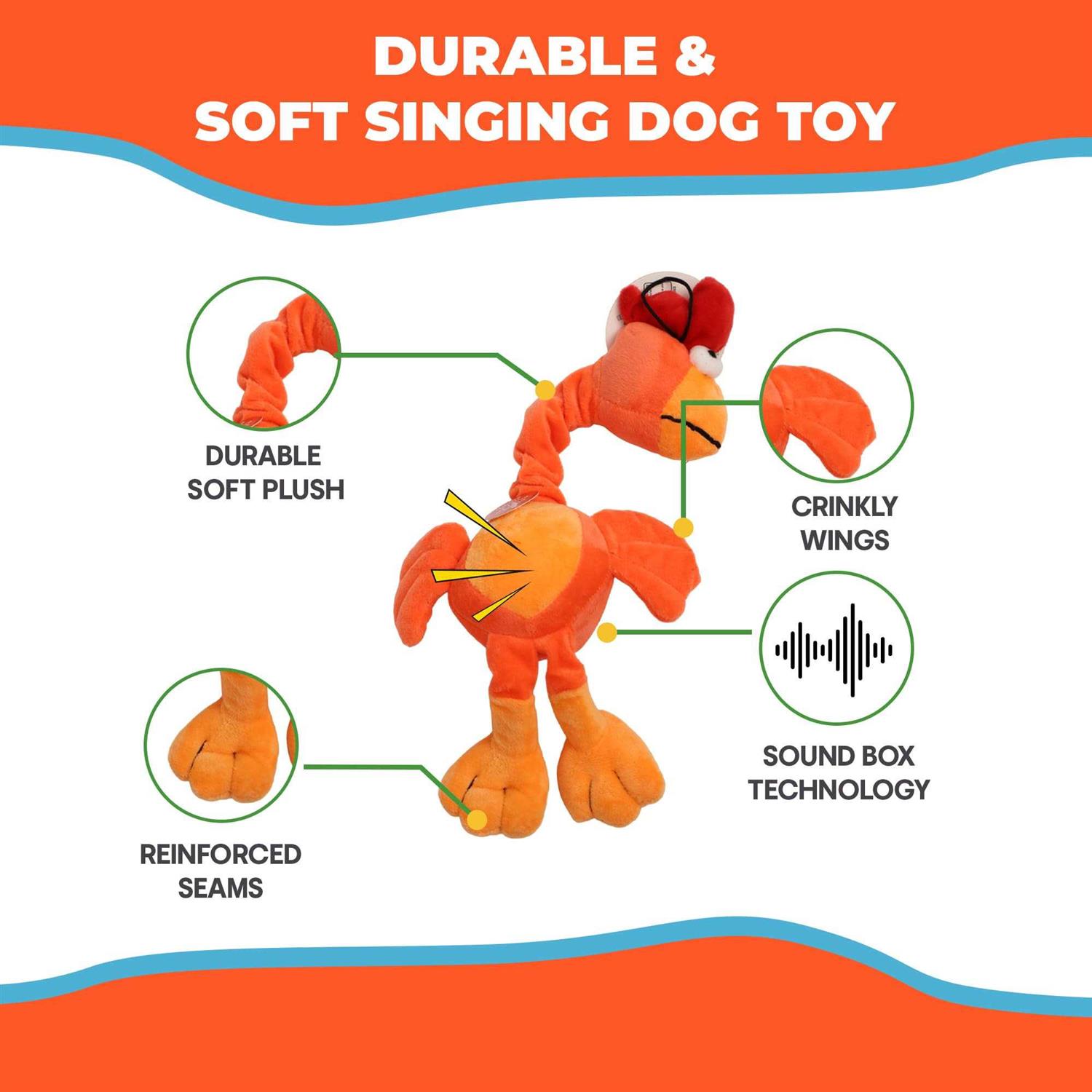 Spot Dog Toy Assorted Chirpies Plush 14 - Nail Gallerys