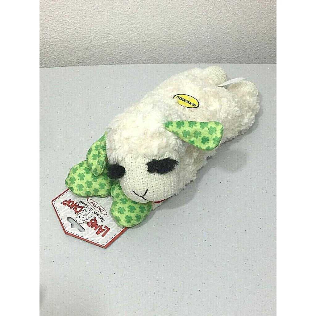 Multipet Shamrocks St Patrick’s Day Lamb Chop Dog Toy - Nail Gallerys