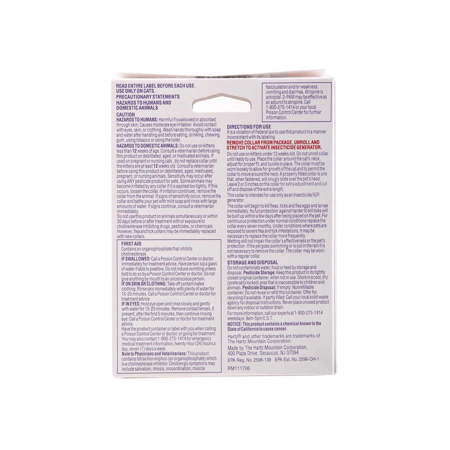 Hartz Ultra Guard Plus Flea & Tick Collar for Cats & Kittens - Nail Gallerys