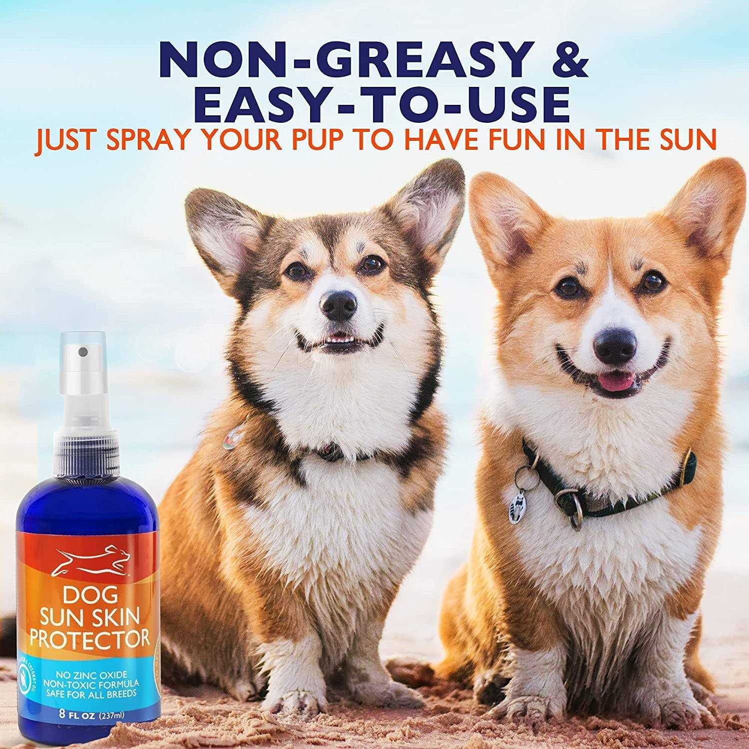 EBPP Dog Sunscreen Sun Skin Protector Spray 8 oz Safe for All Breeds with No Zinc Oxide - Nail Gallerys