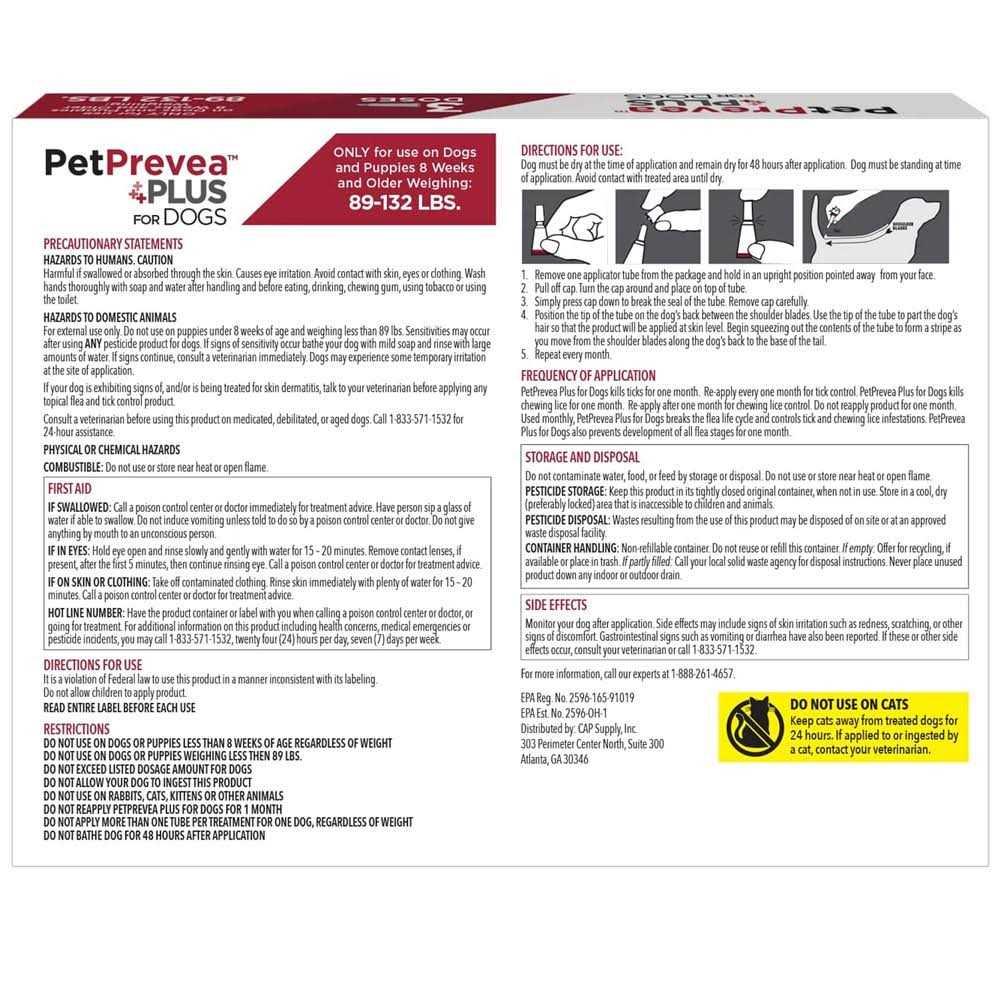 PetPrevea Plus Flea Tick for Dogs - Nail Gallerys