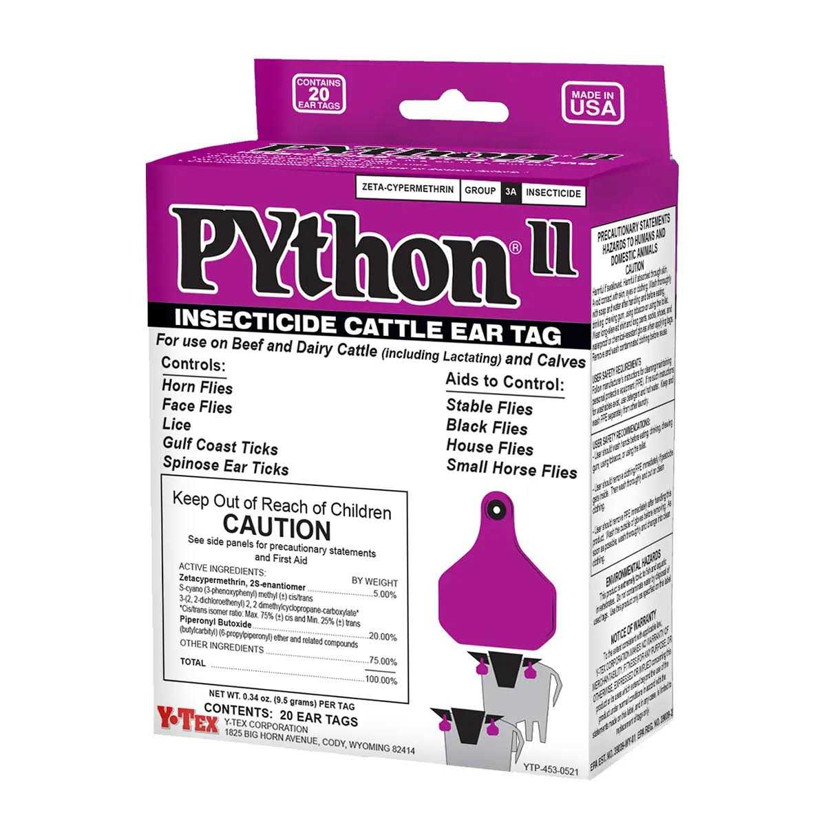 Python II Insecticide Cattle Ear Tags - Nail Gallerys