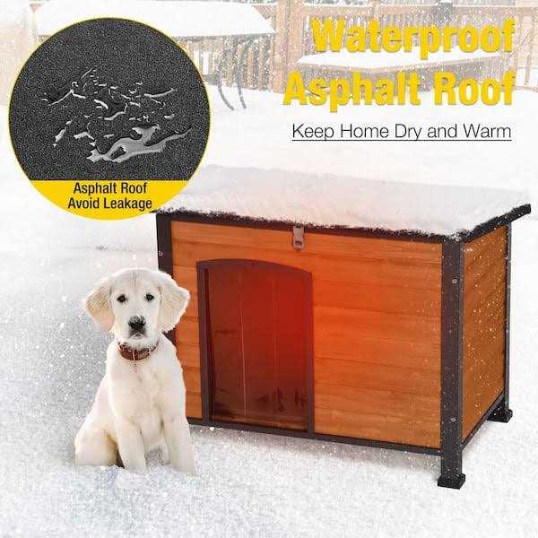 Aivituvin Insulated Outdoor Dog House with Liner Inside - Nail Gallerys