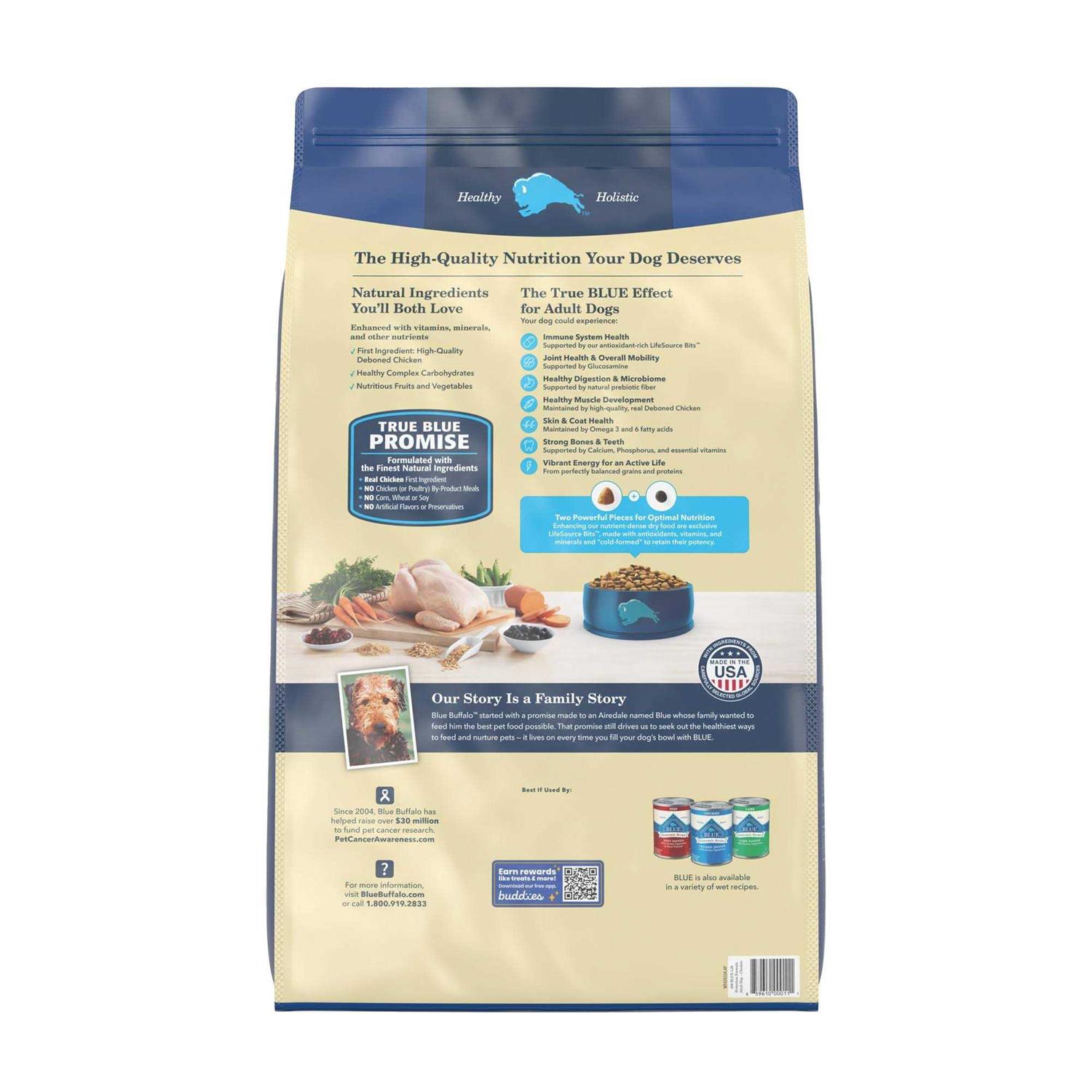 Blue Buffalo Life Protection Dry Adult Dog Food Chicken and Brown Rice - Nail Gallerys