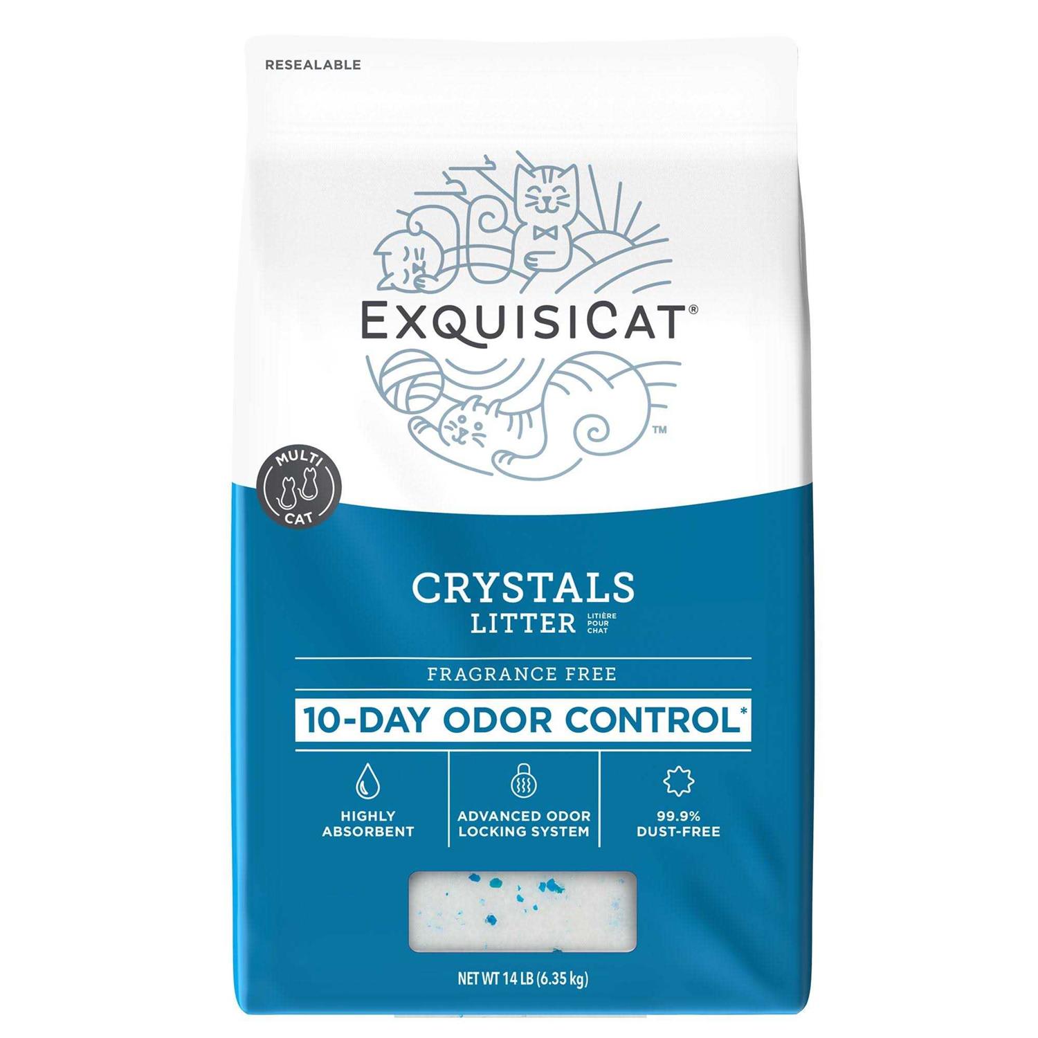ExquisiCat Crystals Multi-Cat Silica Cat Litter - Nail Gallerys