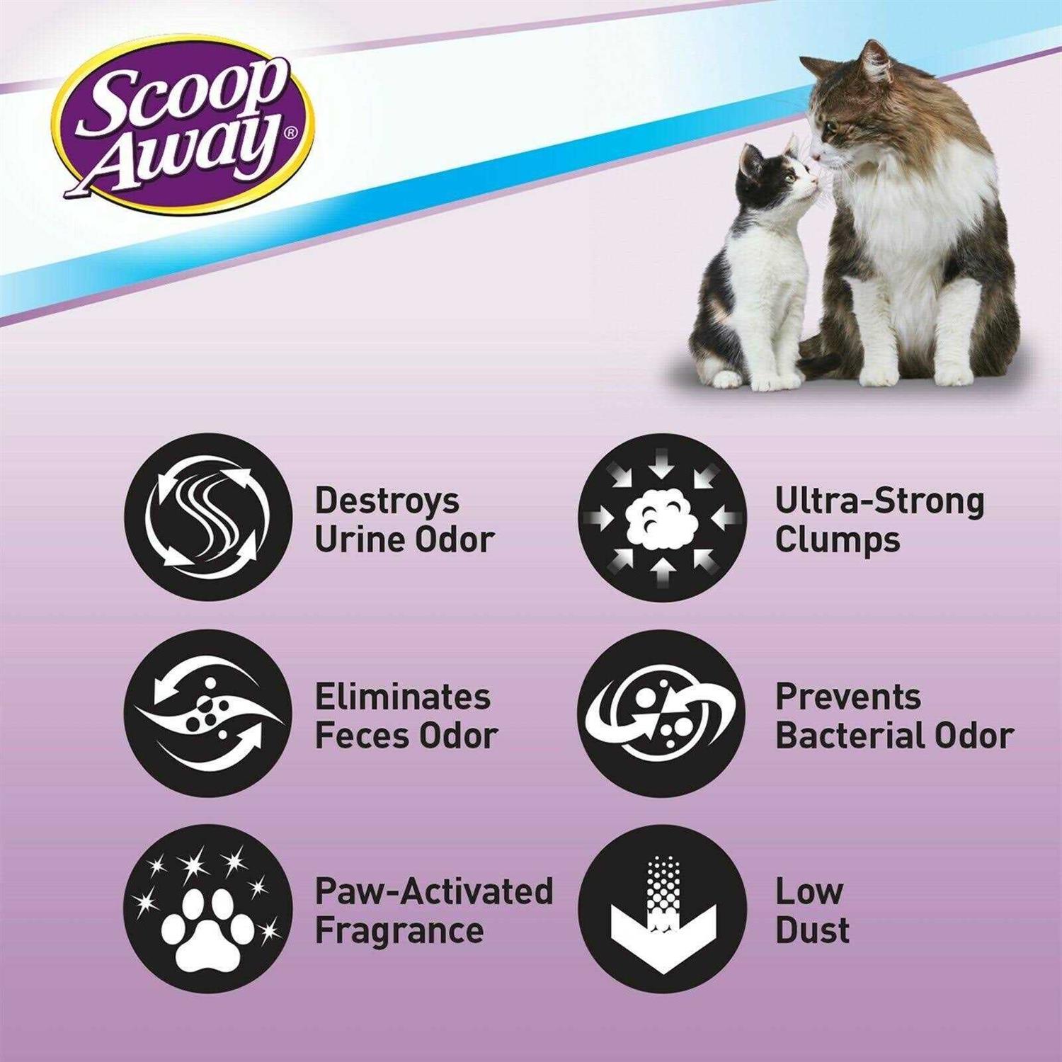 Scoop Away Instant Odor Control Clean Breeze Cat Litter - Nail Gallerys