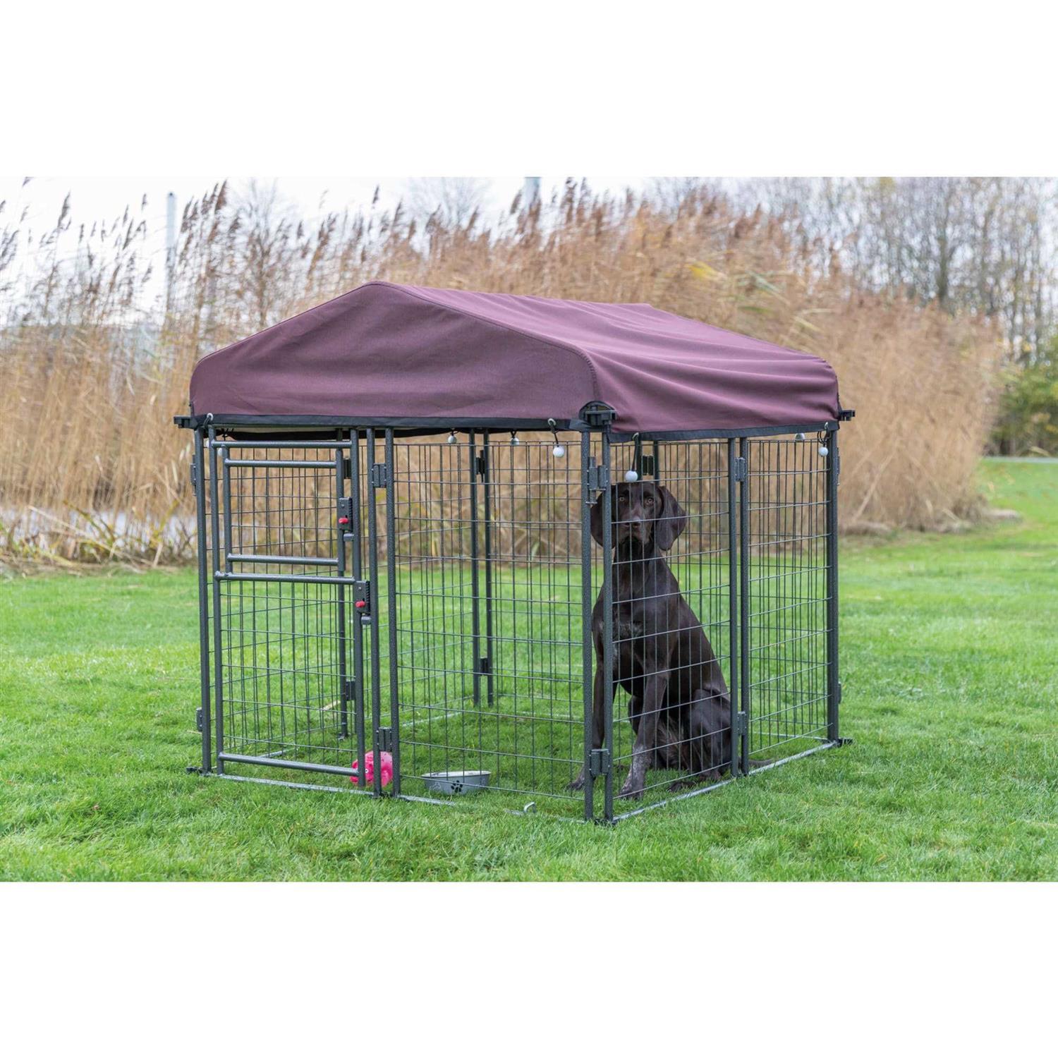 TRIXIE Deluxe Outdoor Dog Kennel with Cover - Nail Gallerys
