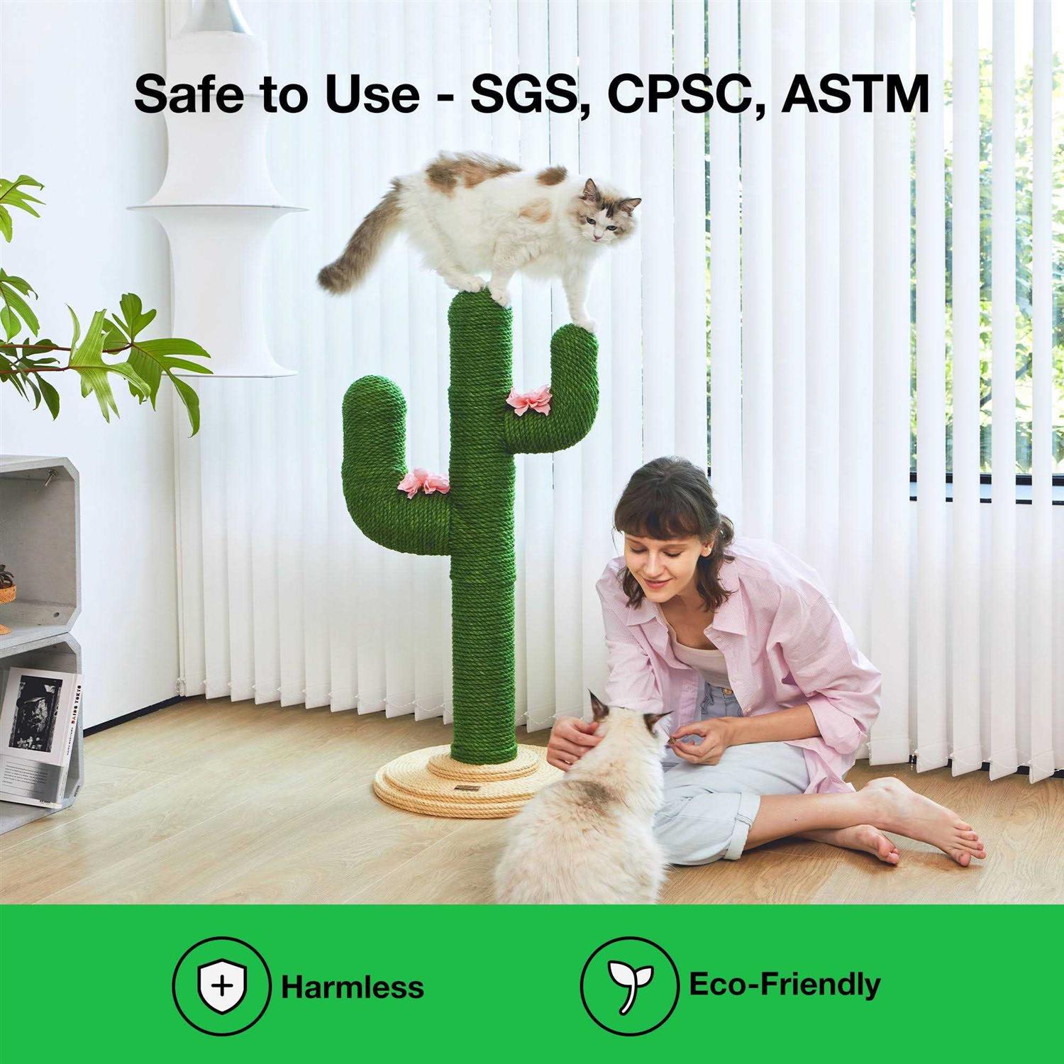 VETRESKA 41 Cactus Cat Tree Scratching Post for Large Cat - Nail Gallerys