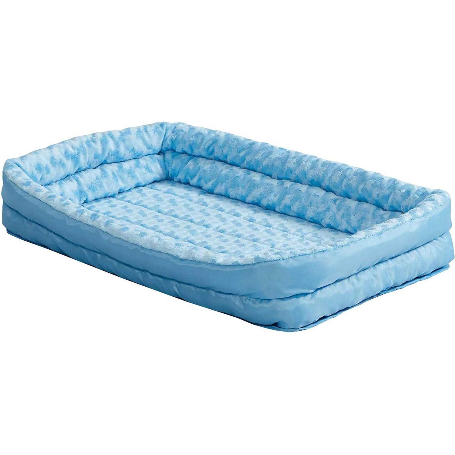 MidWest Double Bolster Pet Bed Blue - Nail Gallerys
