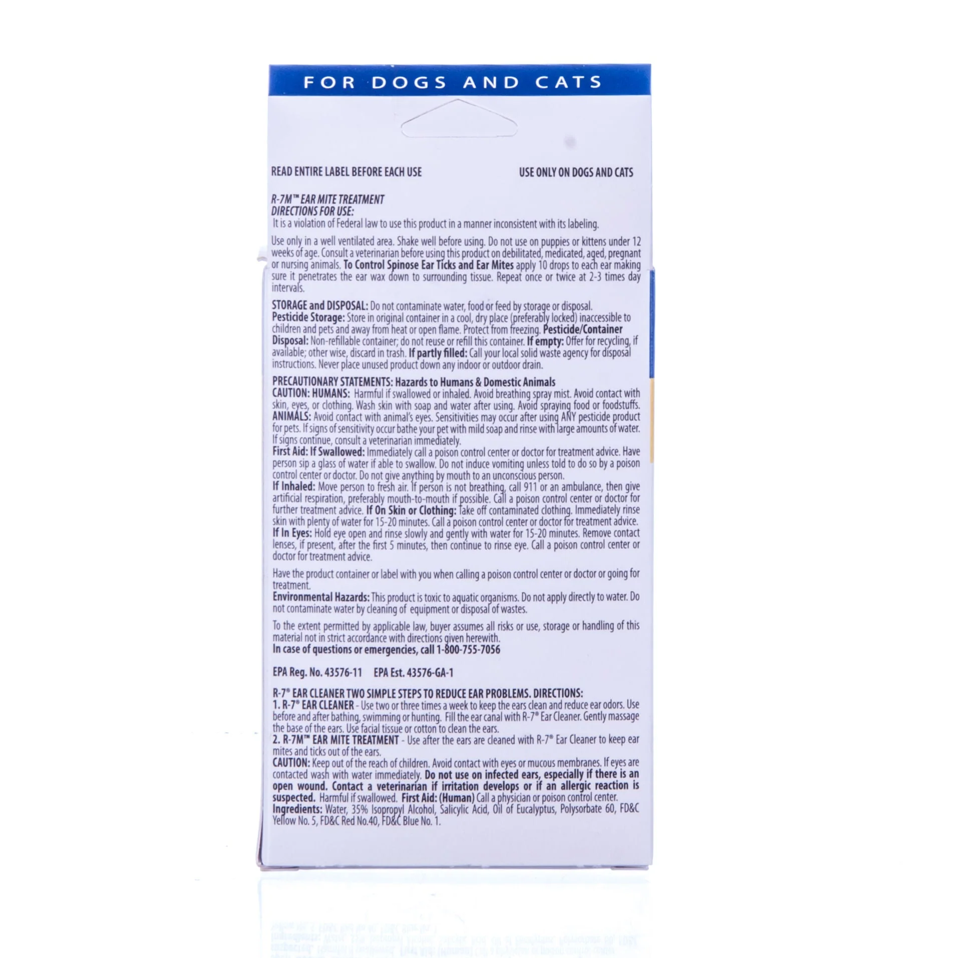 R-7M Ear Mite Treatment Kit - Nail Gallerys