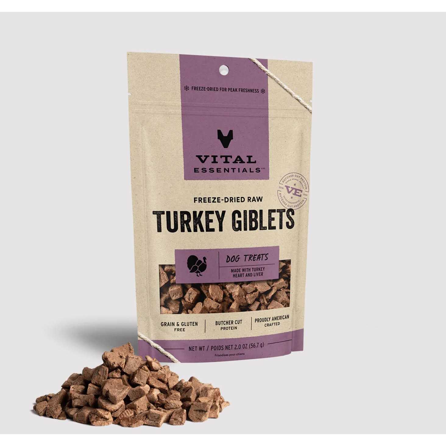 Vital Essentials Freeze-Dried Salmon Bites Dog Treats - Nail Gallerys