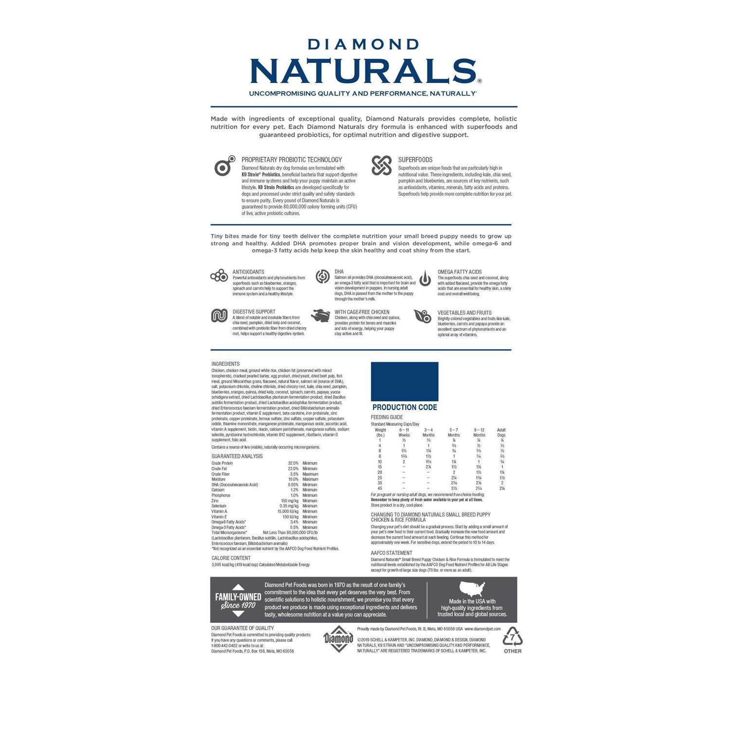 Diamond Naturals Small Breed Puppy Dry Food - Nail Gallerys