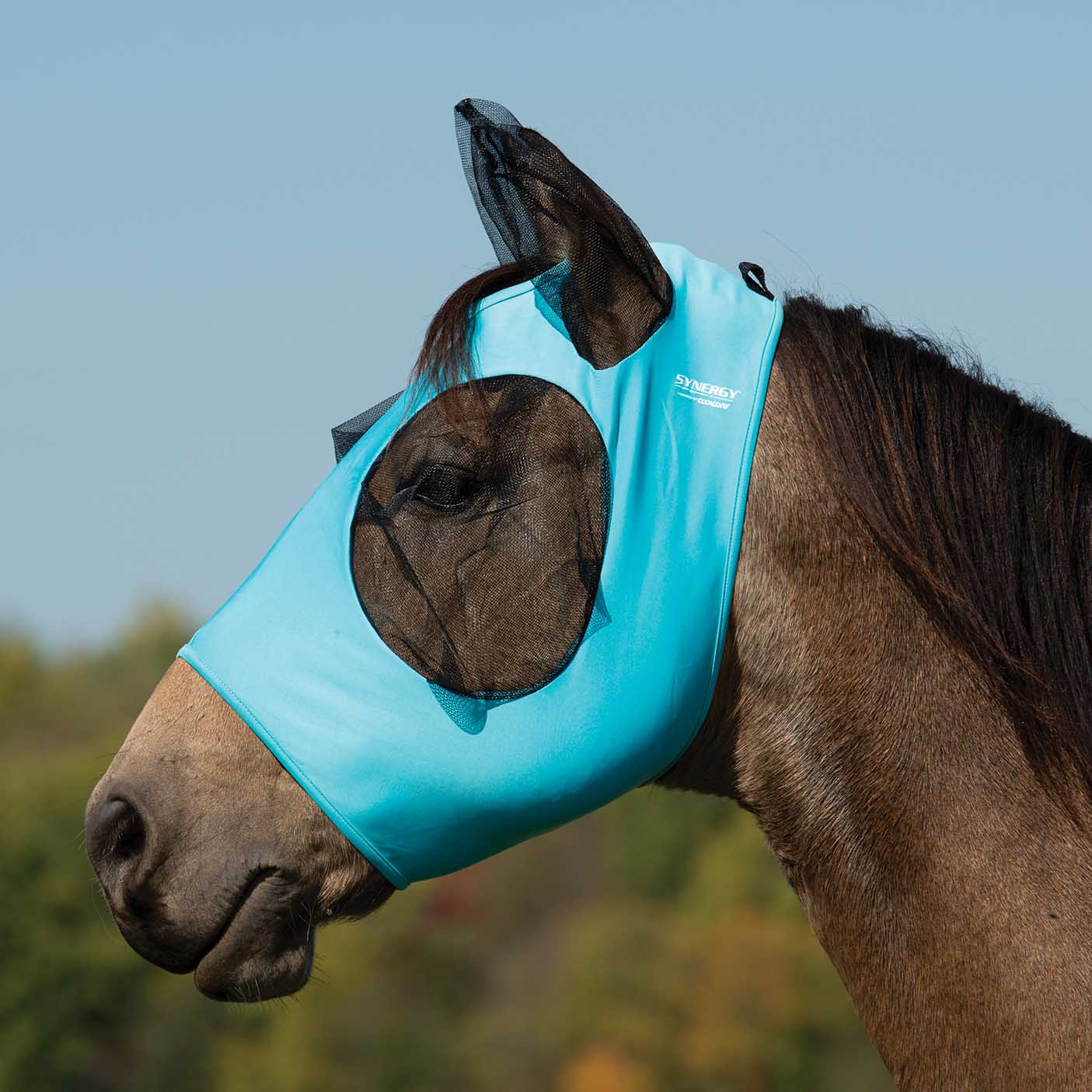 Coolcore Cooling Horse Fly Mask with Ears - Nail Gallerys