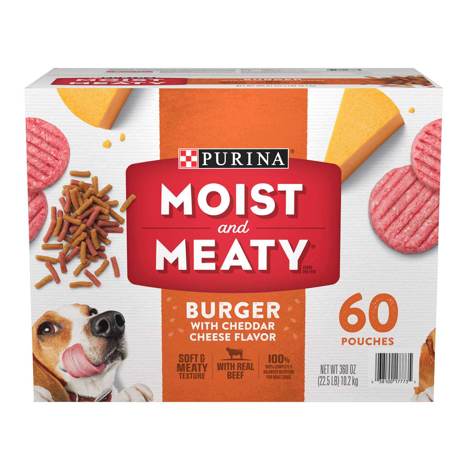 Purina Moist & Meaty Burger with Cheddar Cheese Flavor Dry Dog Food - Nail Gallerys