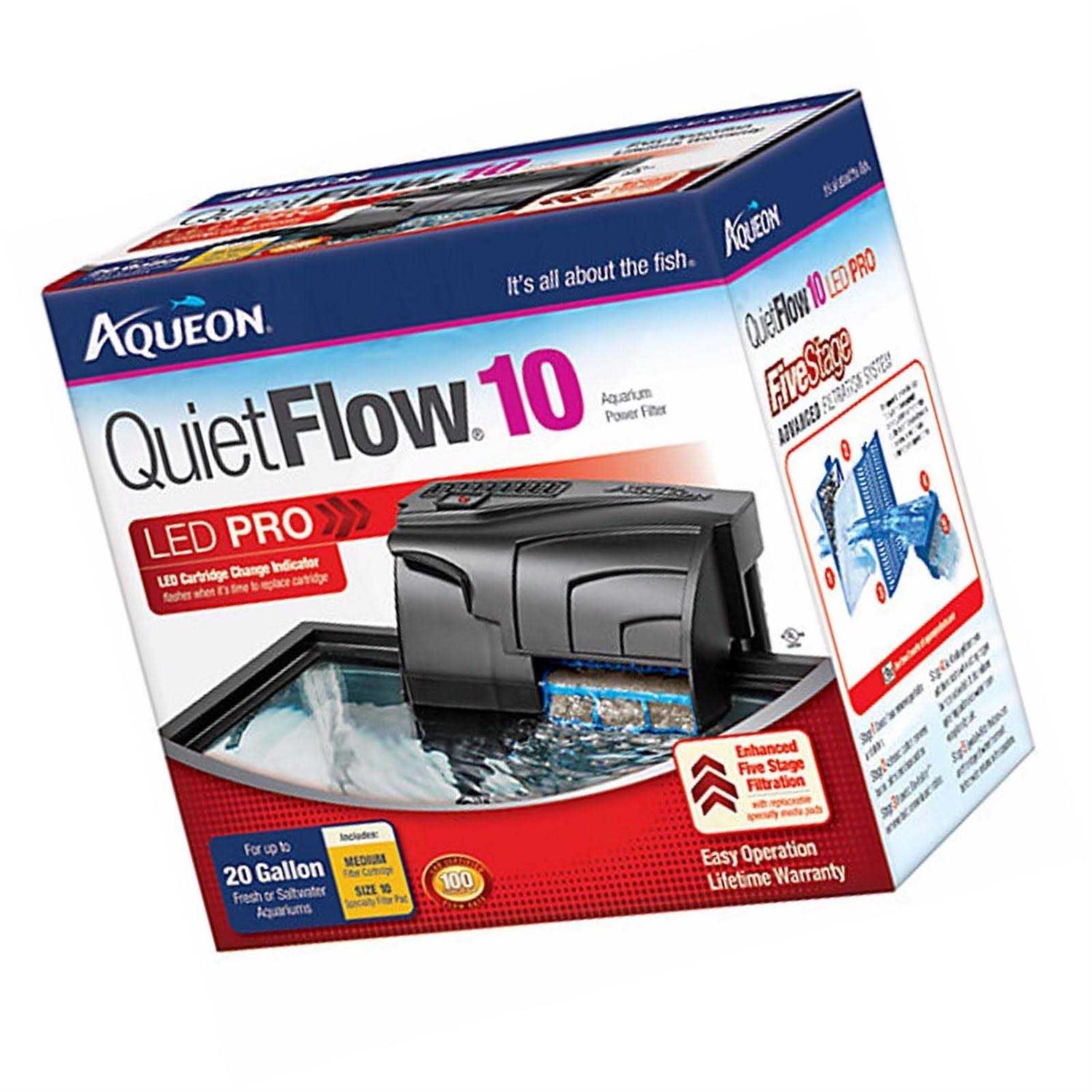 Aqueon QuietFlow 20 LED Pro Power Filter - Nail Gallerys