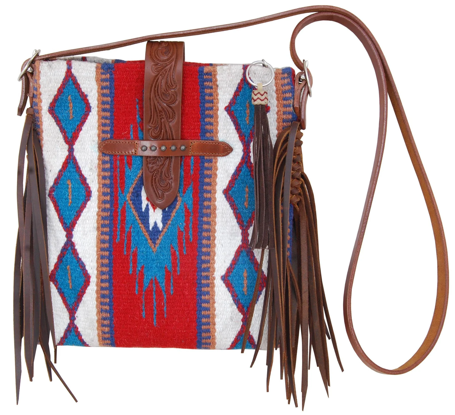 Rafter T Cross Body  Purse with Fringe - Nail Gallerys