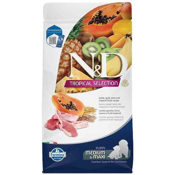 Farmina N&D Spelt, Oats Tropical Selection Salmon Medium / Maxi Adult Dog Food - Nail Gallerys