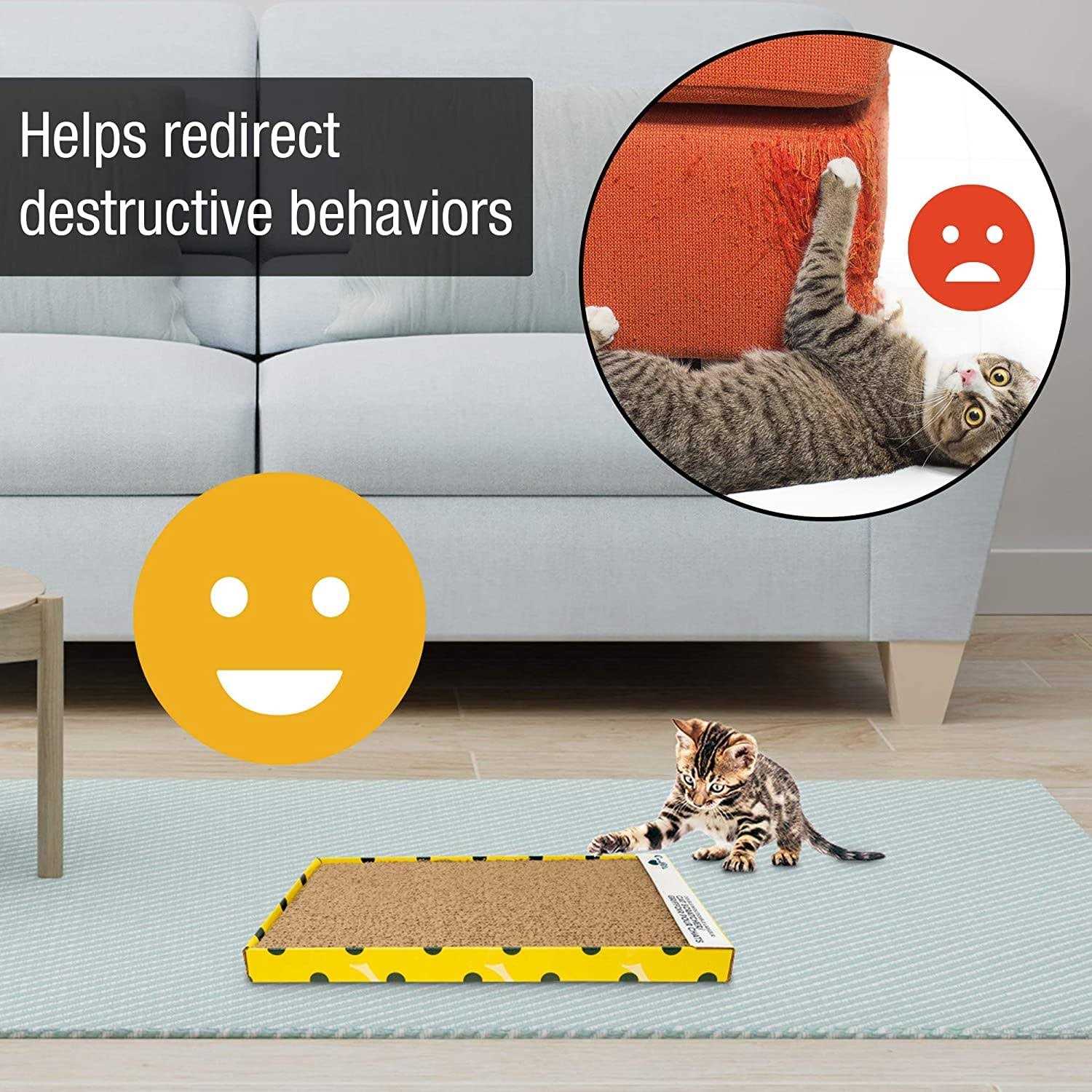 OurPets Cosmic Catnip Double-Wide Cat Scratcher - Nail Gallerys