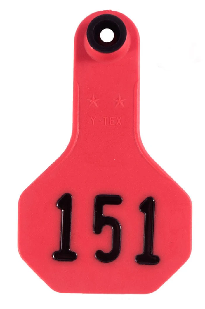 Y-Tex Numbered 2-Piece Ear Tags, 25 ct - Nail Gallerys