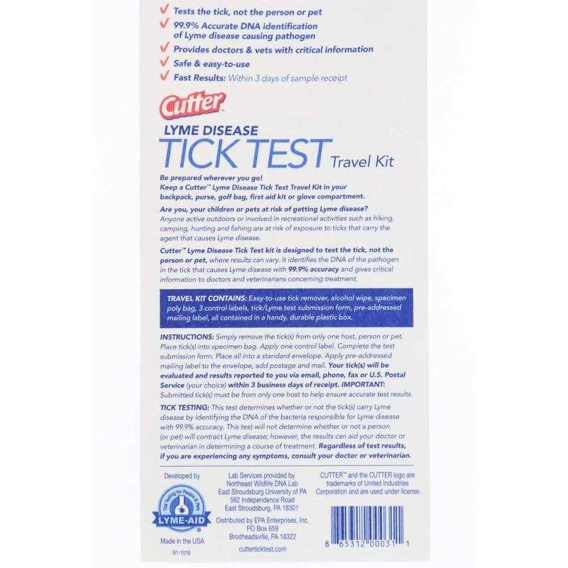 Cutter Lyme Disease Tick Test - Nail Gallerys