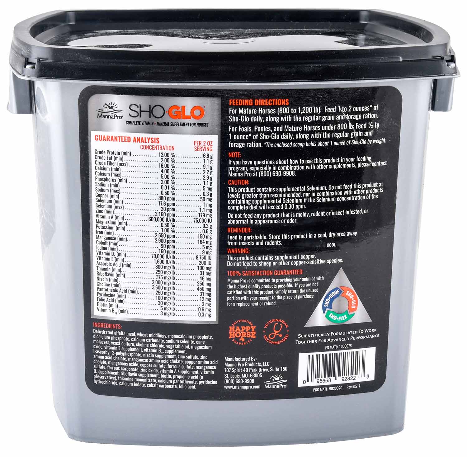 Sho-Glo Vitamins & Minerals for Horses - Nail Gallerys