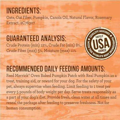 Merrick Oven Baked Pumpkin Patch Dog Treats - Nail Gallerys