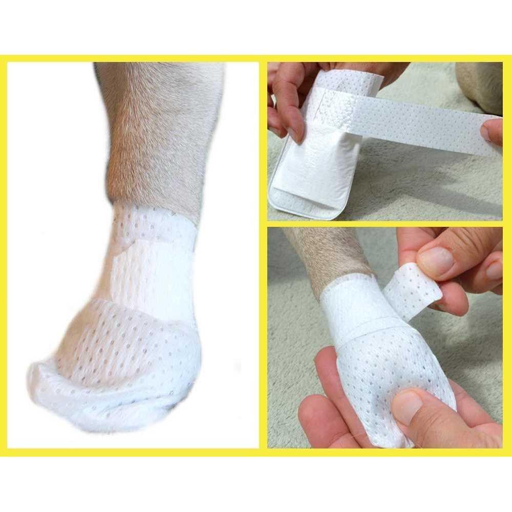 PawFlex Medimitt Paw Bandages for Dogs Cats and Pets Medical Booties - Nail Gallerys