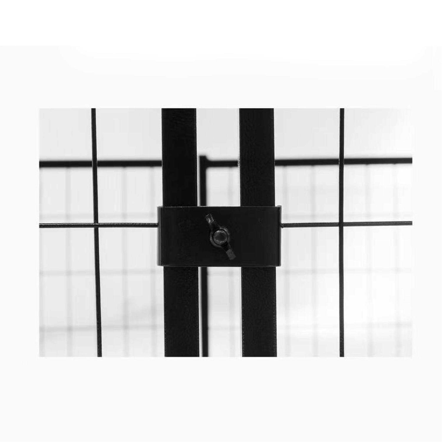 KennelMaster 52 in. x 4 ft. x 4 ft. Welded Wire Dog Kennel - Nail Gallerys