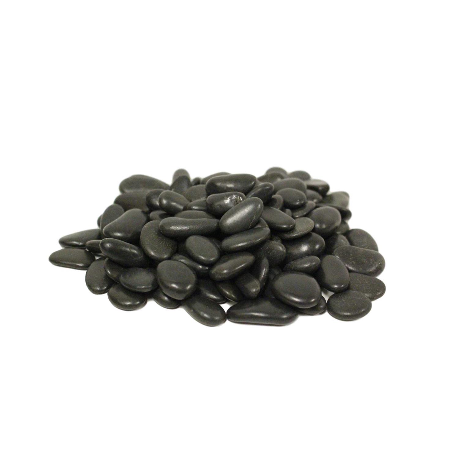 Exotic Pebbles Polished Black Gravel - Nail Gallerys