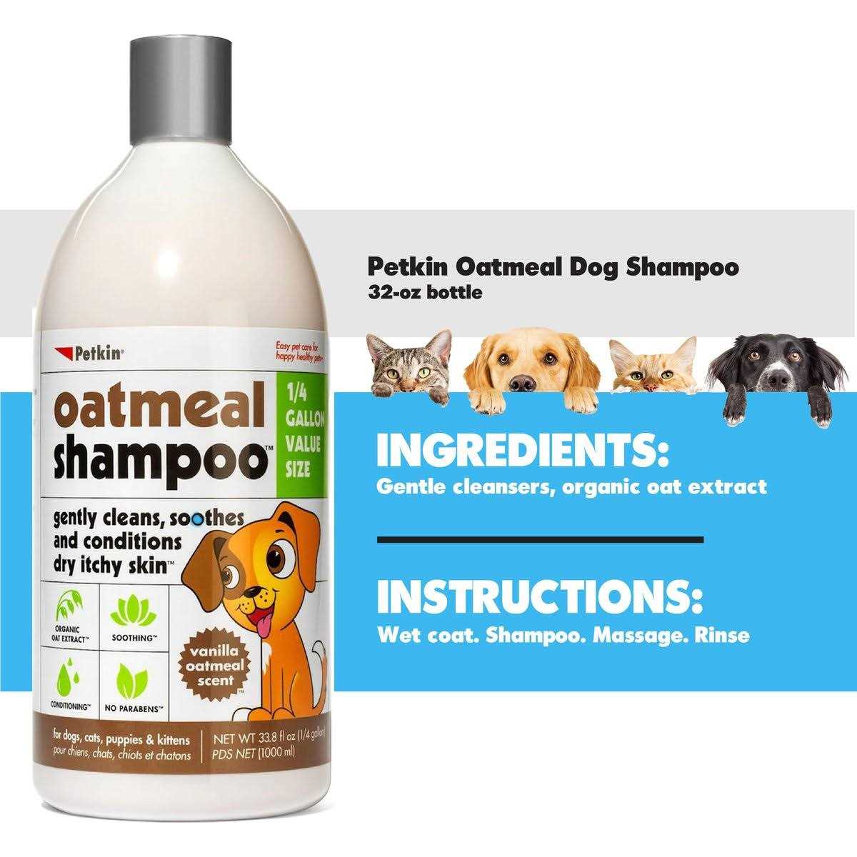 Petkin Oatmeal Dog Shampoo - Nail Gallerys