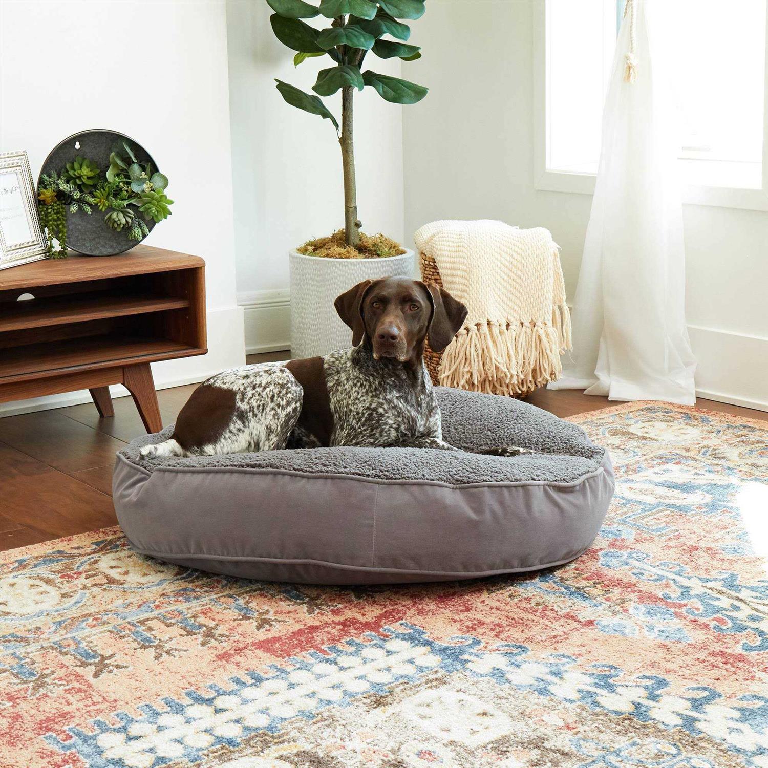Happy Hounds Scout Deluxe Round Dog Bed - Nail Gallerys