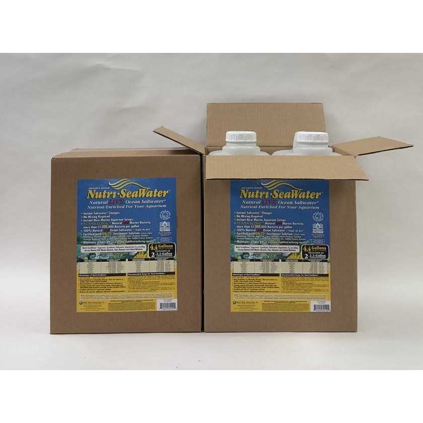 Nature’s Ocean Nutri-SeaWater Natural Live Ocean Aquarium Saltwater - Nail Gallerys