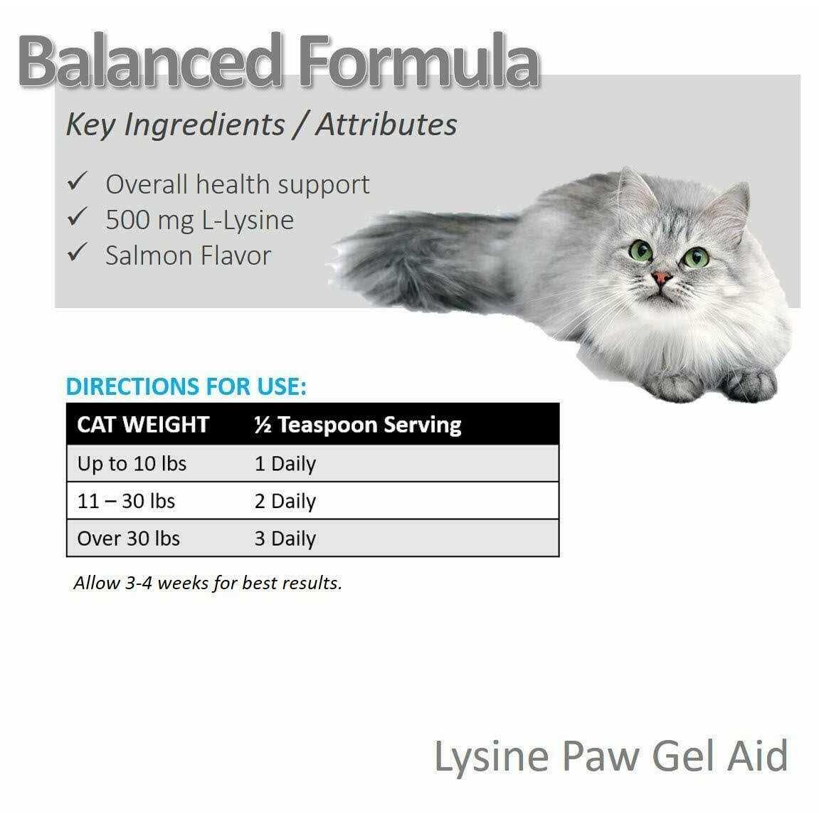 Vet Worthy Lysine Paw Gel for Cats - Nail Gallerys