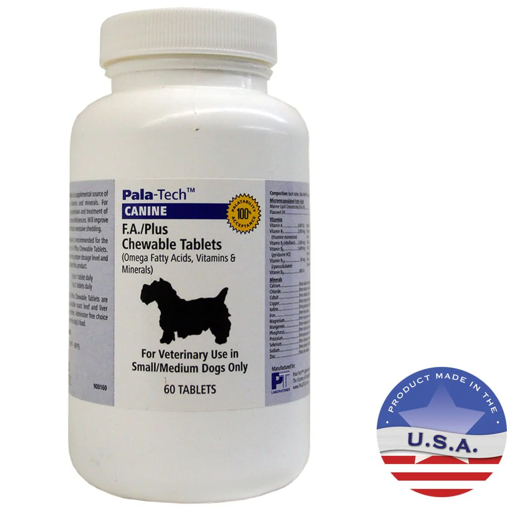Pala-Tech Canine F.A./Plus For Dogs, 60 Ct - Nail Gallerys