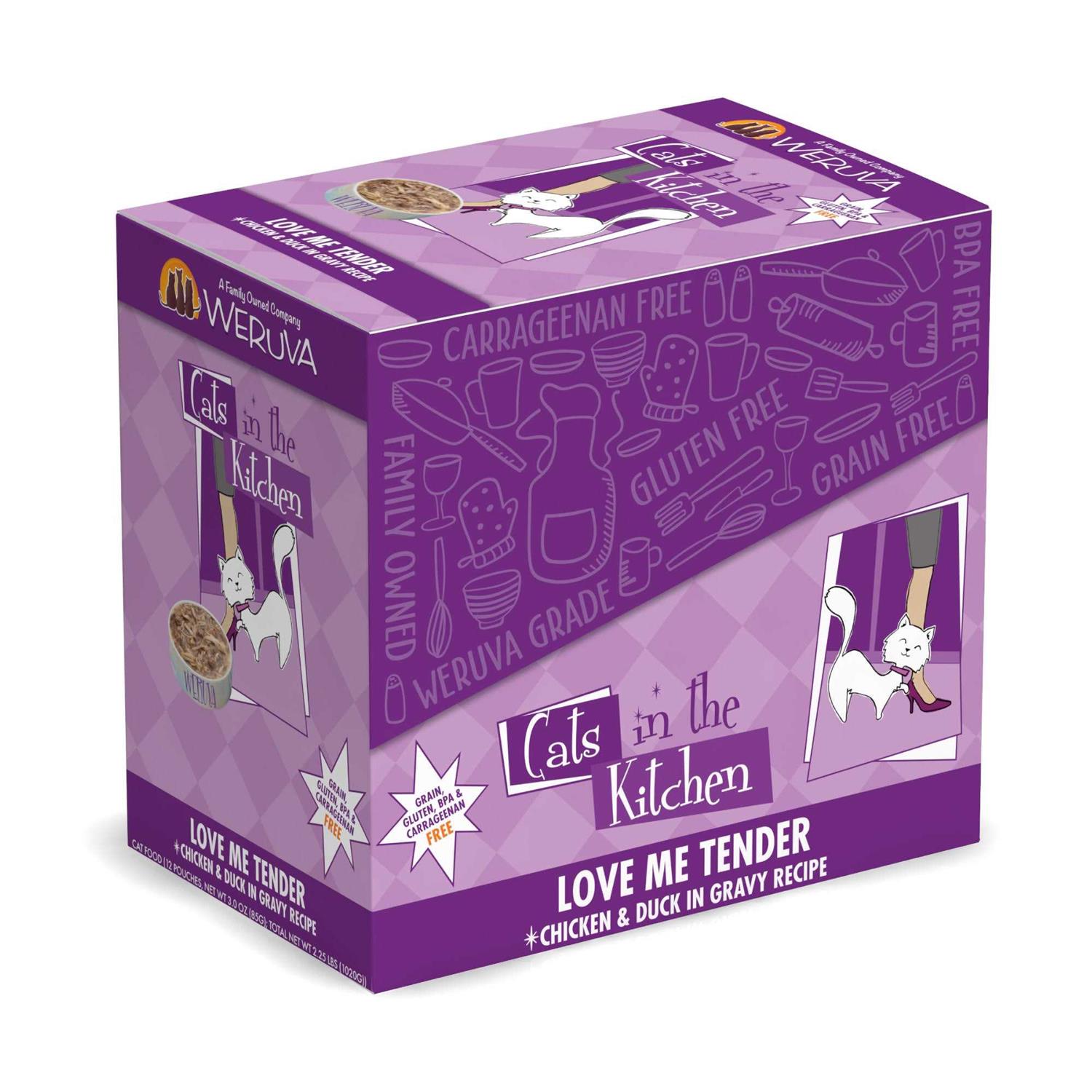 Weruva Cats in The Kitchen Love Me Tender Pouches Wet Cat Food - Nail Gallerys