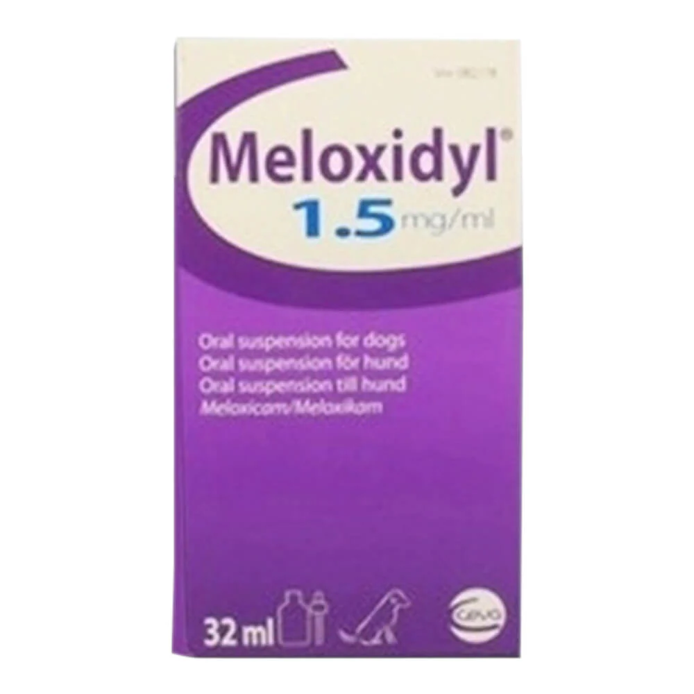 Rx Meloxidyl (meloxicam) 1.5mg/mL Oral Suspension for Dogs - Nail Gallerys