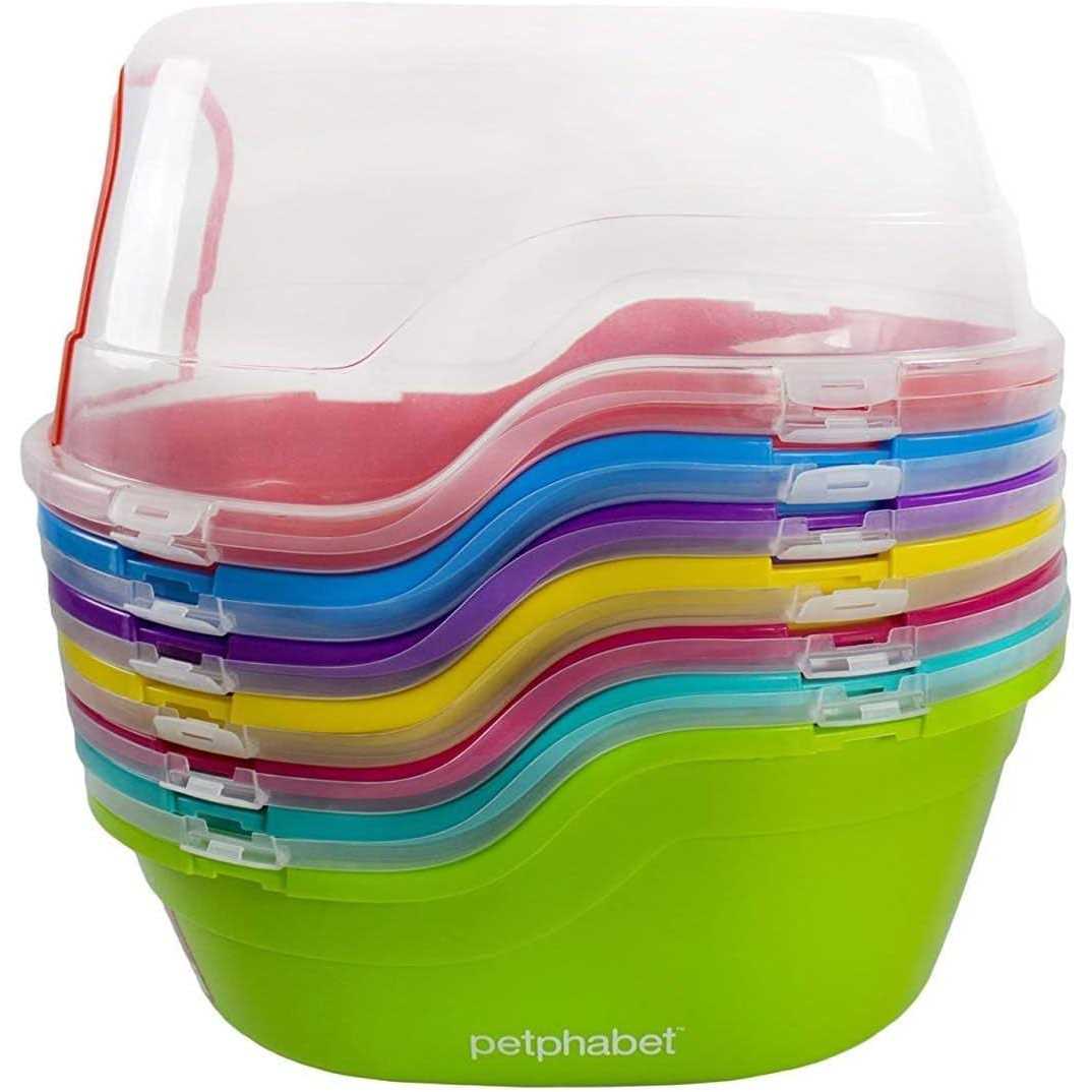 Petphabet Jumbo Hooded Cat Litter Box - Nail Gallerys