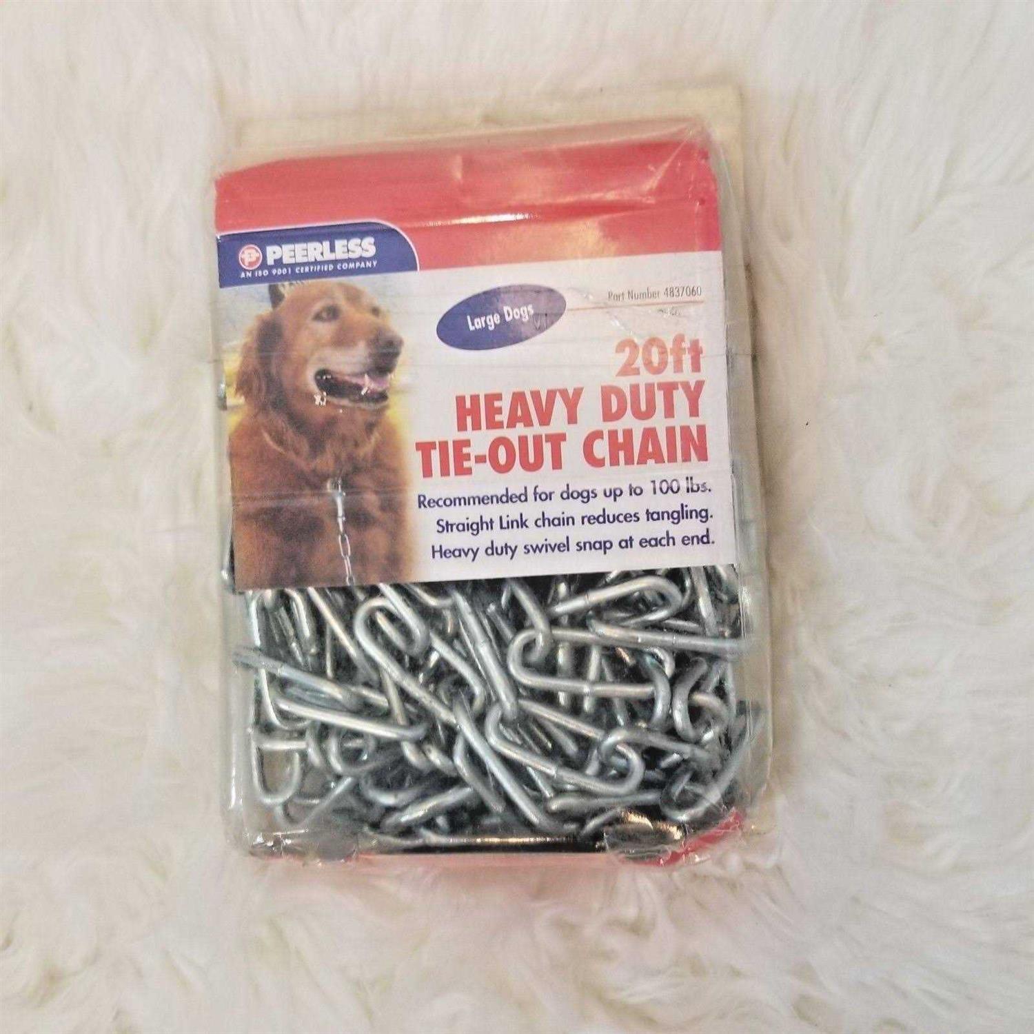 Peerless Chain 20 Foot Heavy-Duty Tie-Out Chain - Nail Gallerys