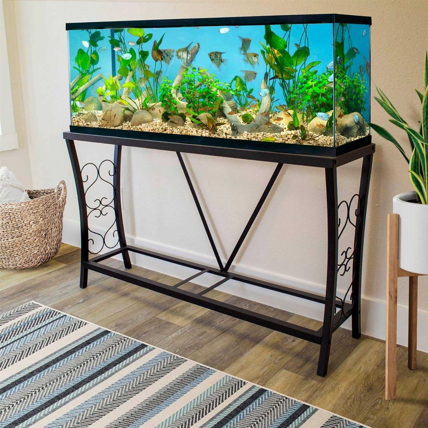 Aquatic Fundamentals Scroll Aquarium Stand - Nail Gallerys