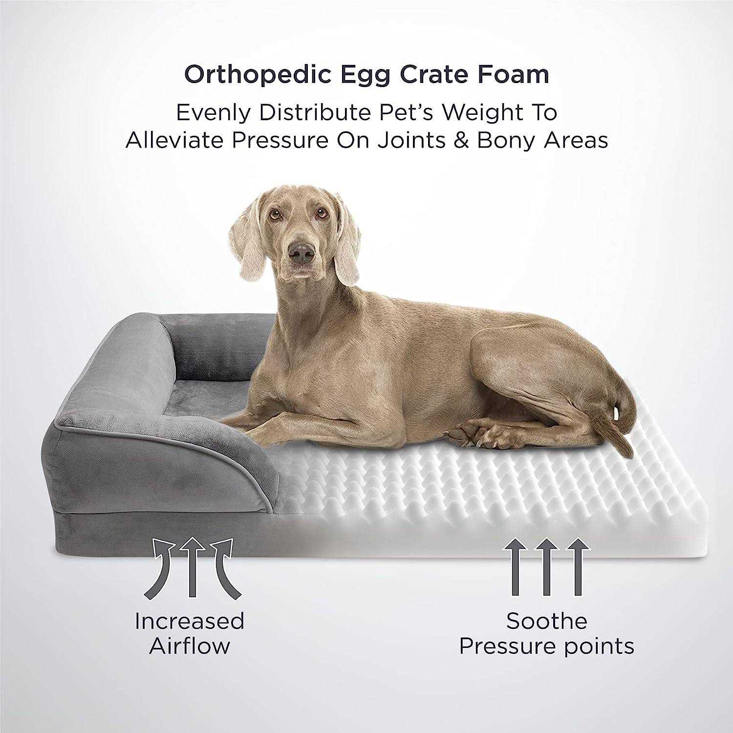 Bedsure Orthopedic Dog Bed Dogs Dog Bed Sofa Washable - Nail Gallerys