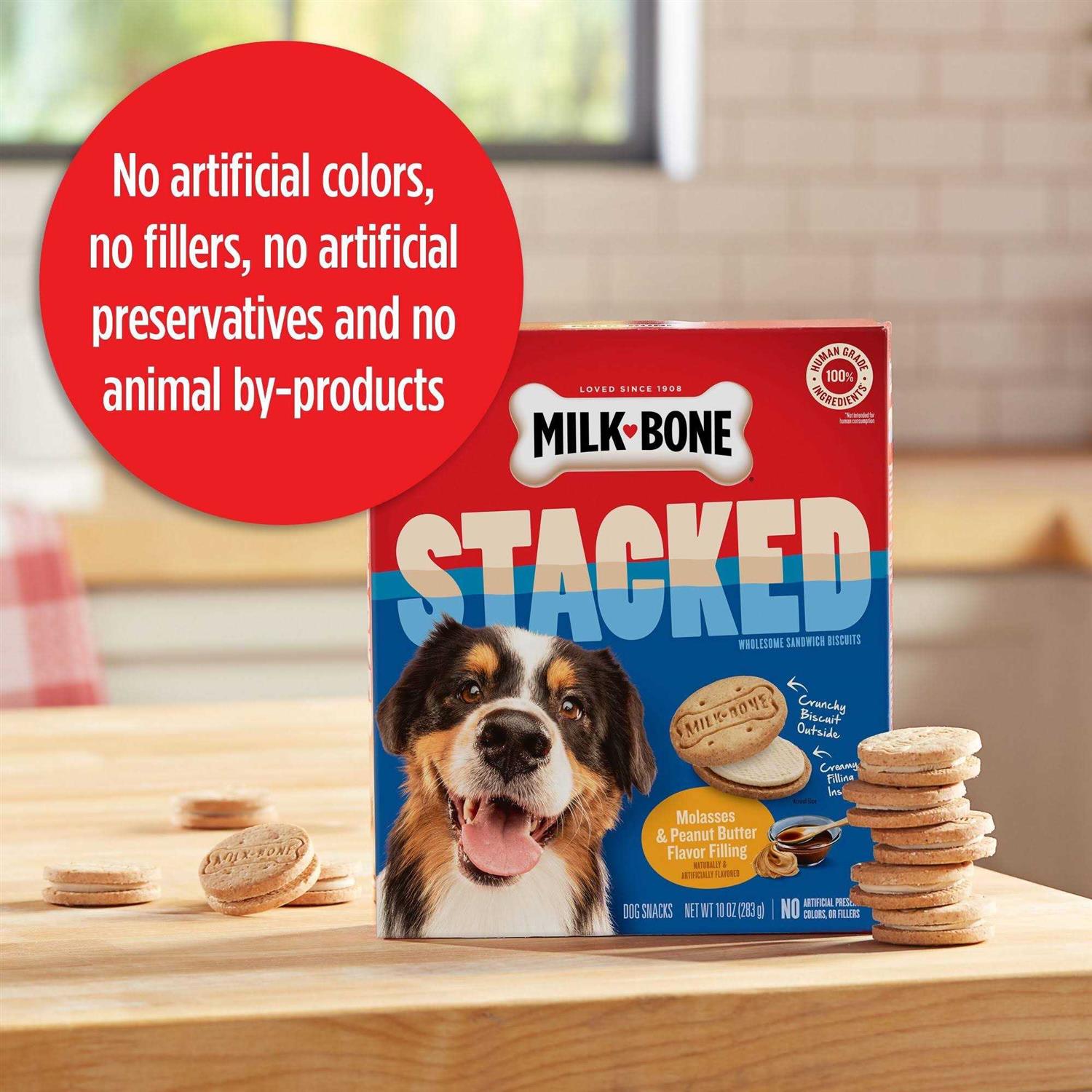Milk-Bone Stacked Molasses & Peanut Butter Dog Treats - Nail Gallerys