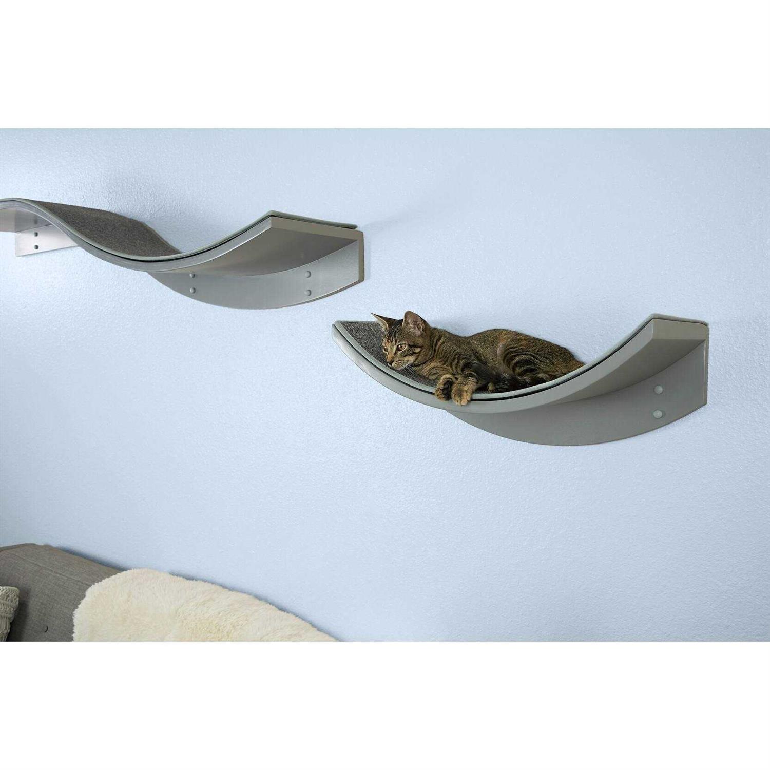 The Refined Feline Lotus Leaf Cat Shelf - Nail Gallerys