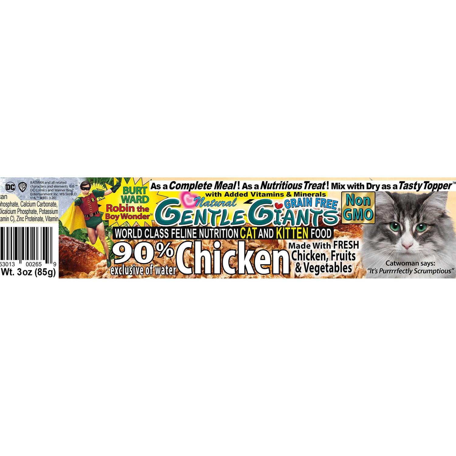 Gentle Giants Natural Non-GMO Chicken Cat & Kitten Can Food - Nail Gallerys