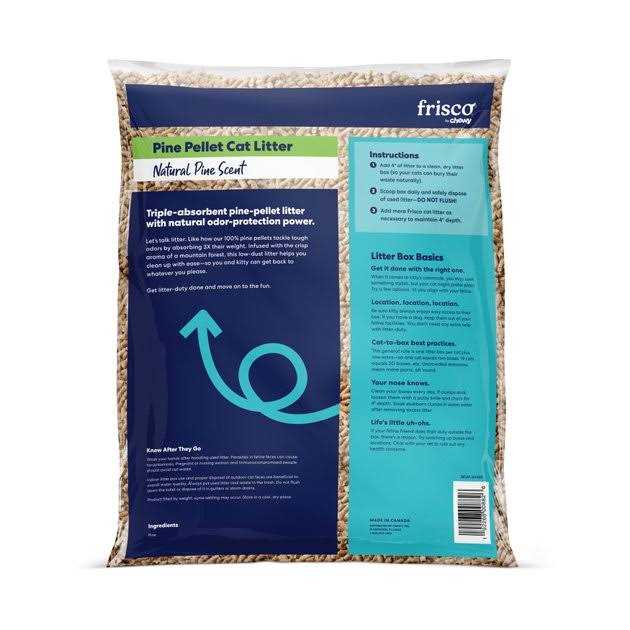 Frisco Pine Pellet Unscented Non-Clumping Wood Cat Litter - Nail Gallerys