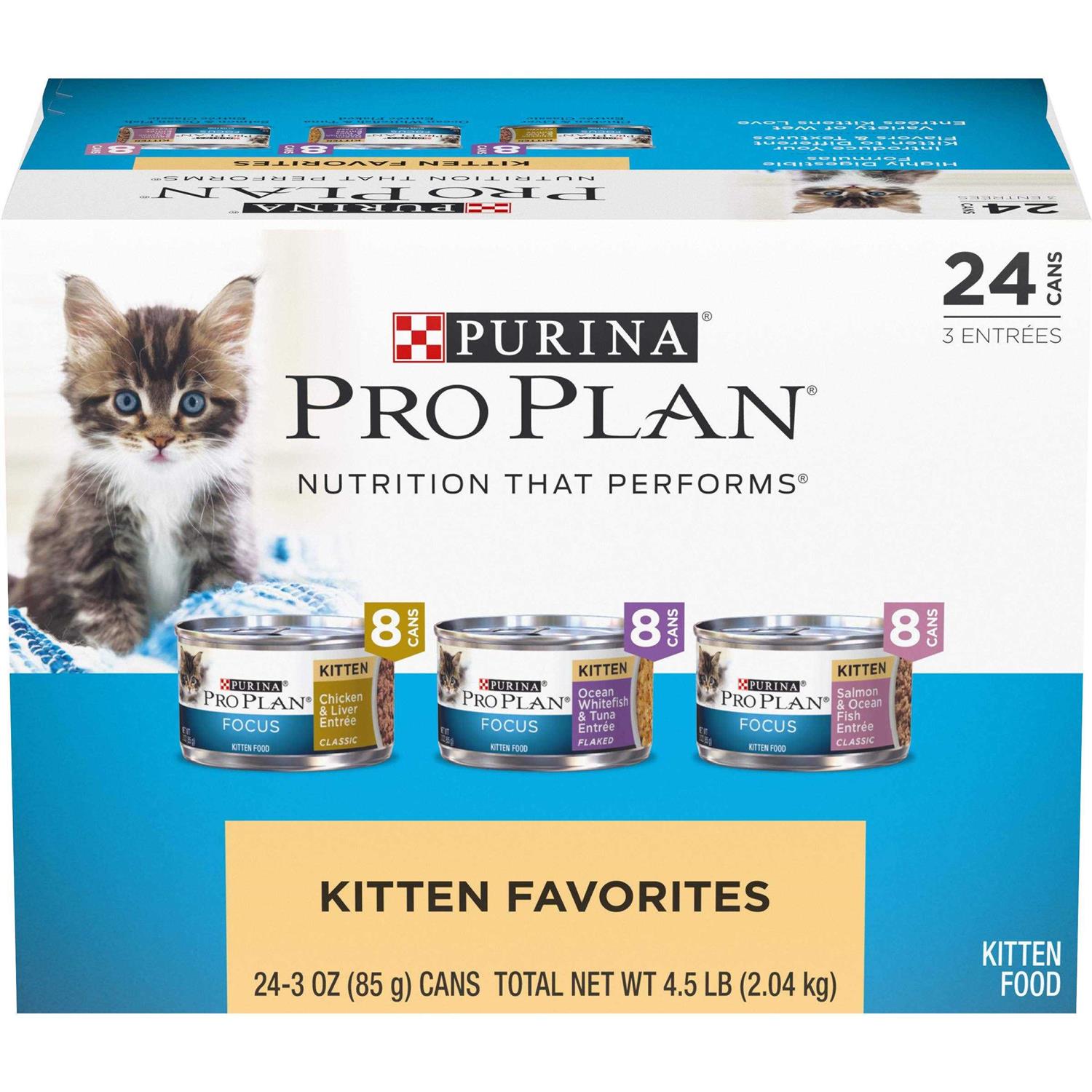 Purina Pro Plan Focus Kitten Favorites Wet Kitten Food Variety Pack - Nail Gallerys