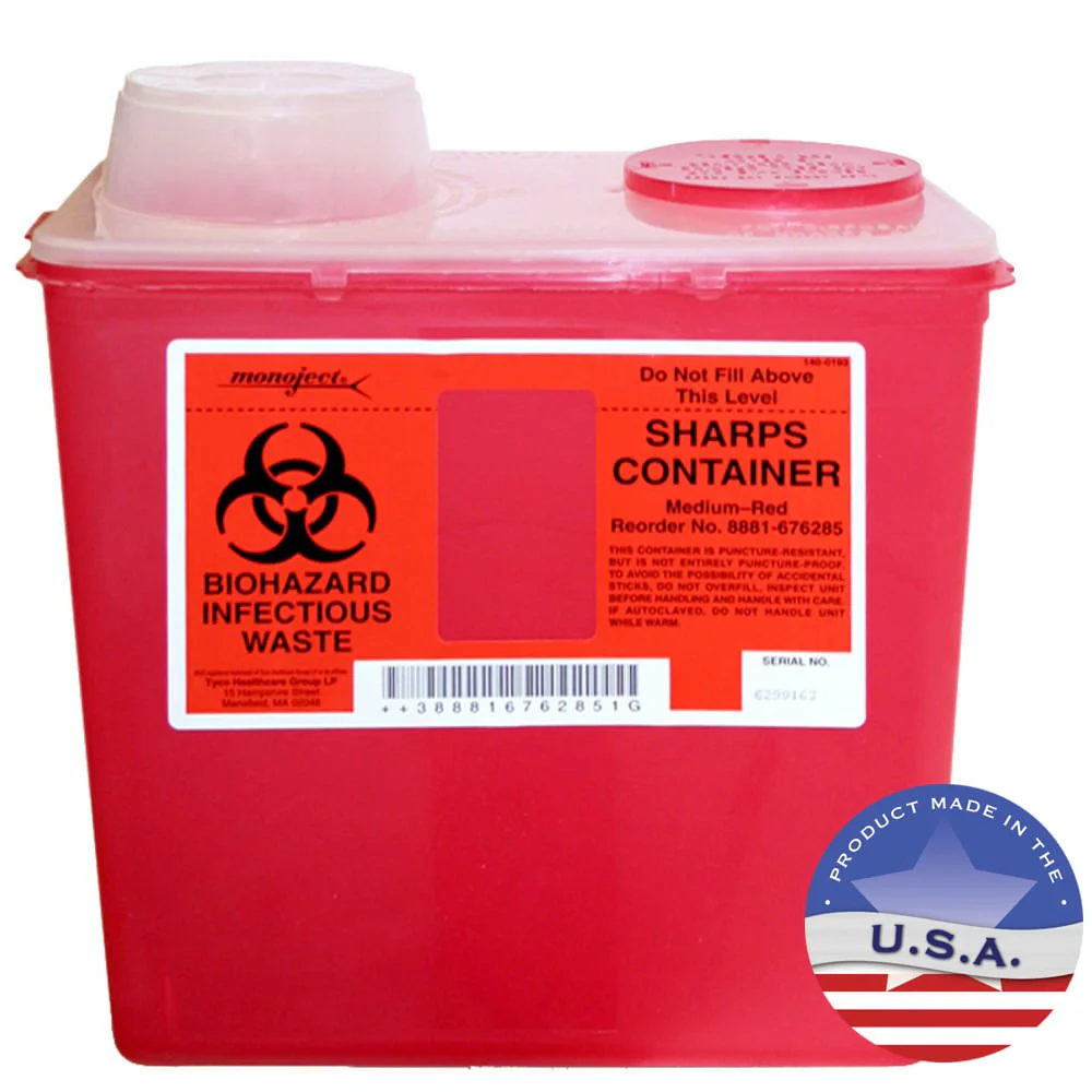 Sharps Biohazard Container - Nail Gallerys