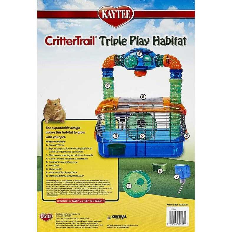 Kaytee Critter Trail Triple Play Habitat - Nail Gallerys